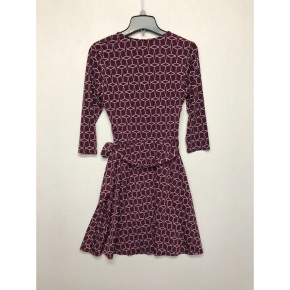 41 Hawthorn Women 3/4 Sleeve Wrap Dress Size Small Polyester Blend B237 -26 - Picture 10 of 13